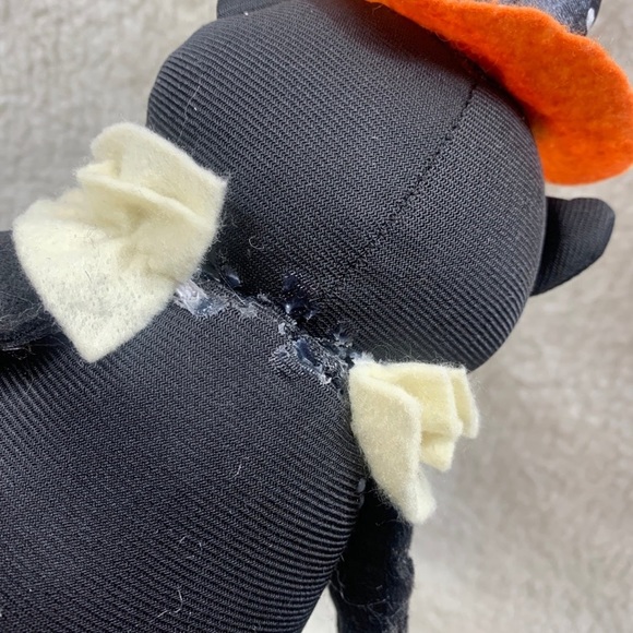 Halloween Owl clown shelf sitter 19" long weighted bottom dangling legs - Picture 13 of 13